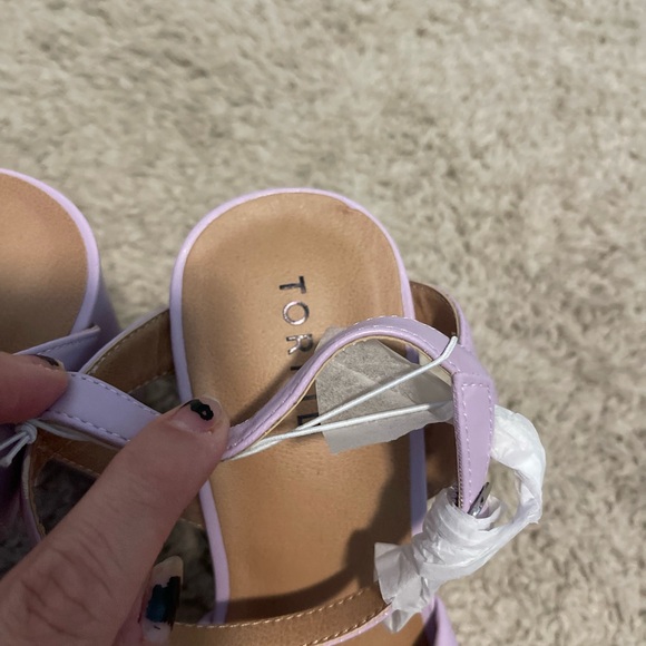 Torrid Purple Platform Sandals with Bow Detail - Picture 6 of 9